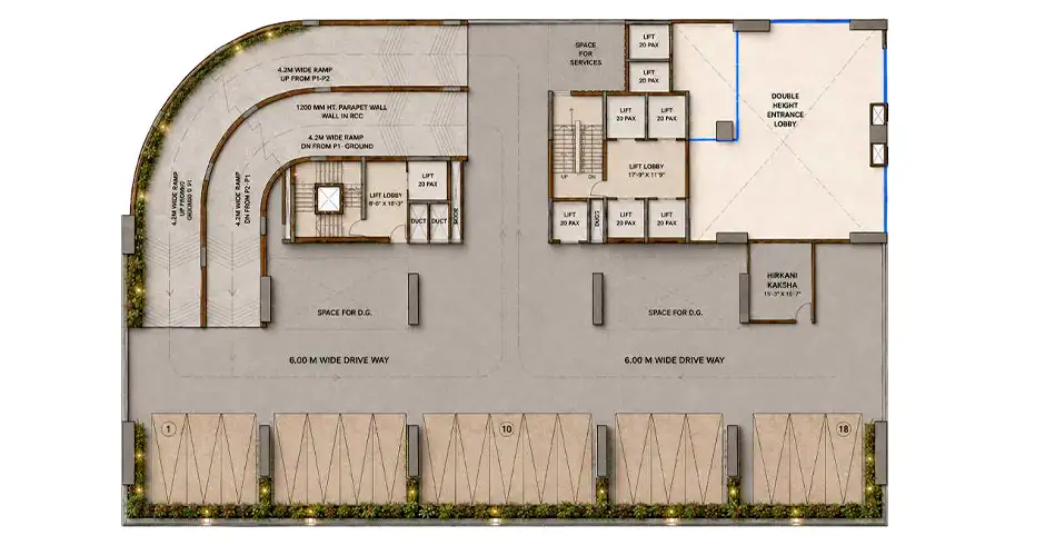 Office Spaces In Wagle Estate